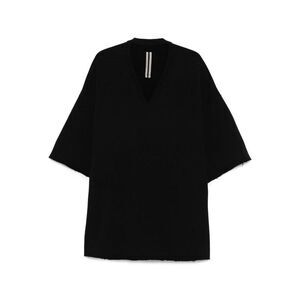 RICK OWENS Men's Oversized Cotton Jersey T-Shirt Men BLACK T-Shirts